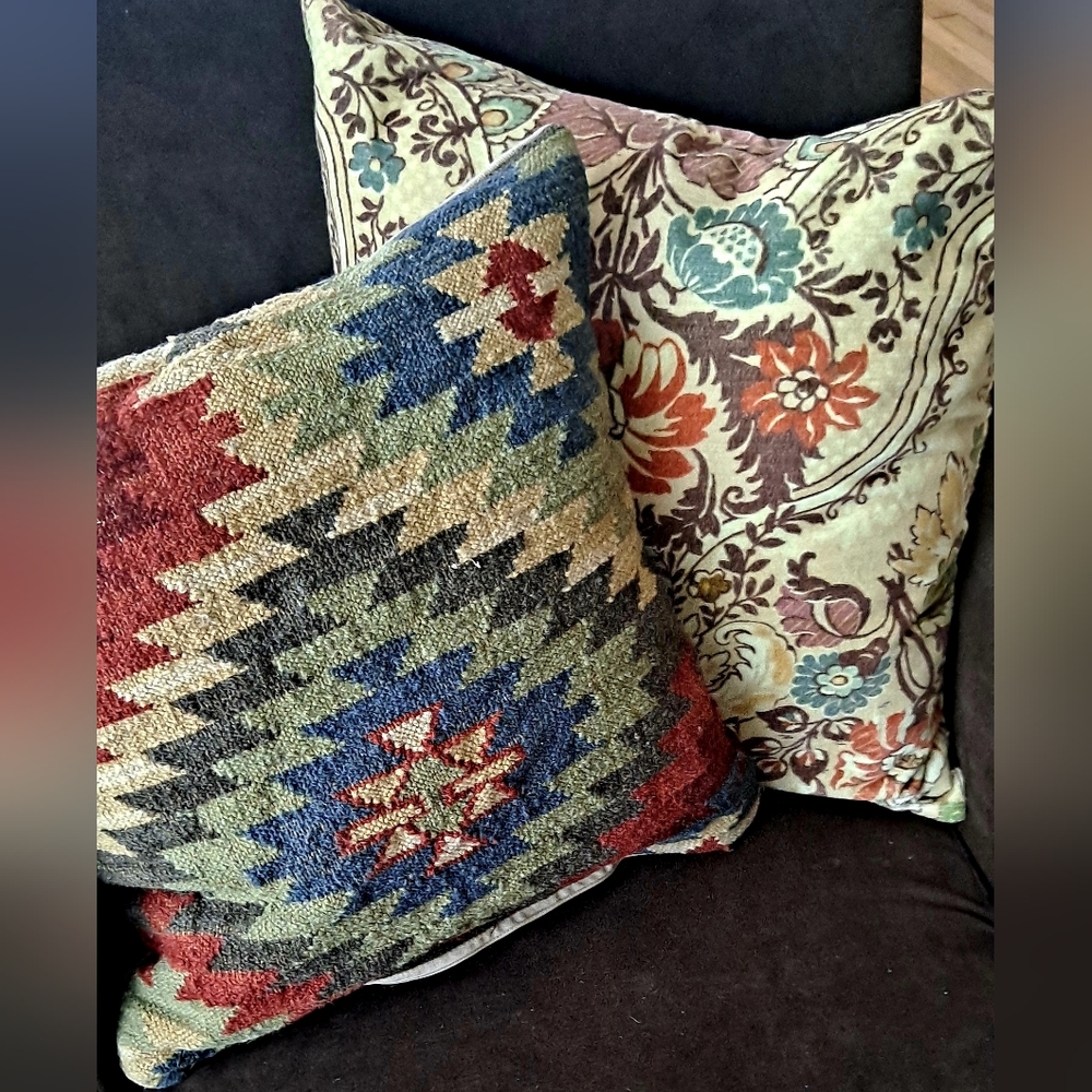 Pair Pottery Barn Pillow Cover Set